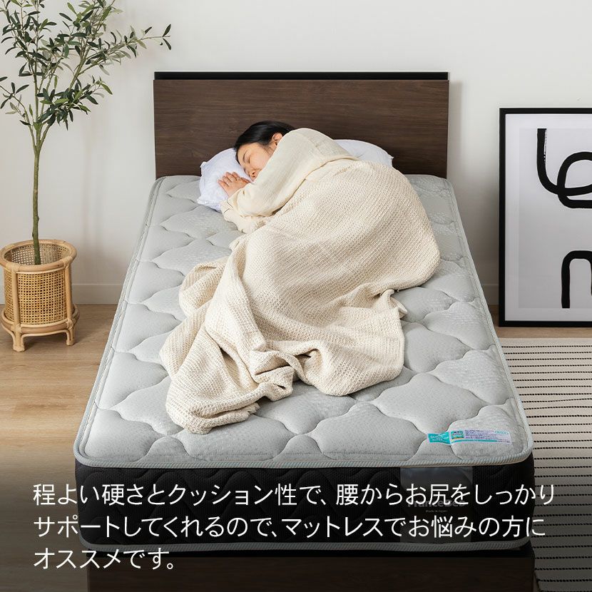 設置無料】フランスベッド シングルサイズ マットレス MH-200ハード 高