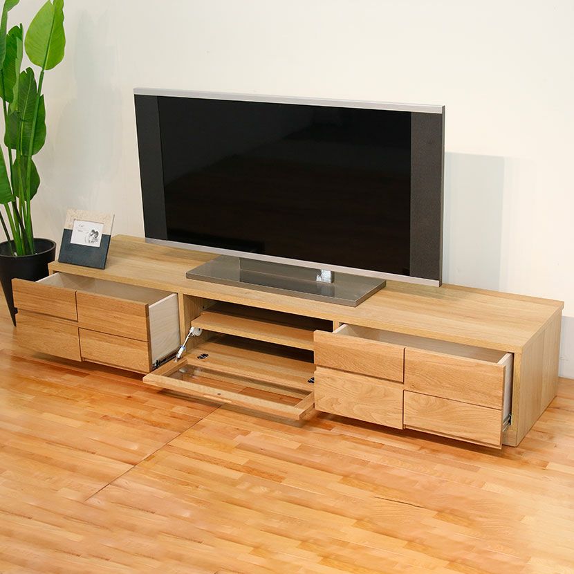 設置無料】幅180cm ローボード テレビボード テレビ台 収納付 国産