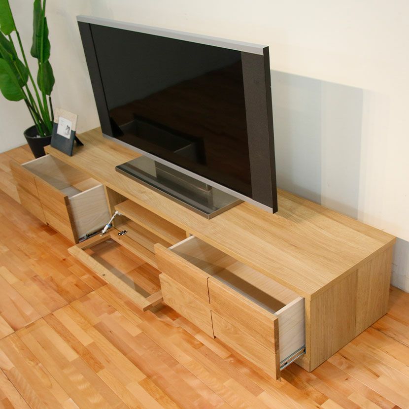 設置無料】幅180cm ローボード テレビボード テレビ台 収納付 国産