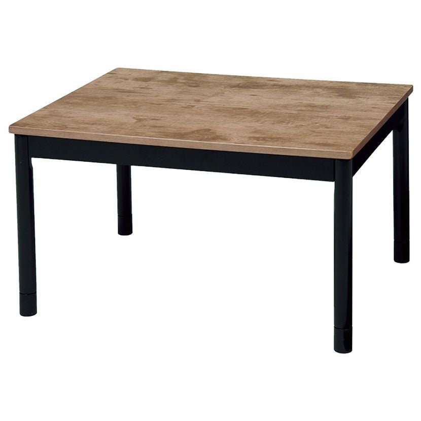 幅75cm こたつテーブル 石英管ヒーター コード収納ボックス付き 継ぎ脚