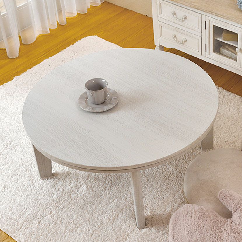 はる　リビングコタツ　家具調　センターテーブル　φ80ｃｍ　リバーシブル 幅80cm こたつテーブル 円形 丸形 リバーシブル 石英管ヒーター 家具調