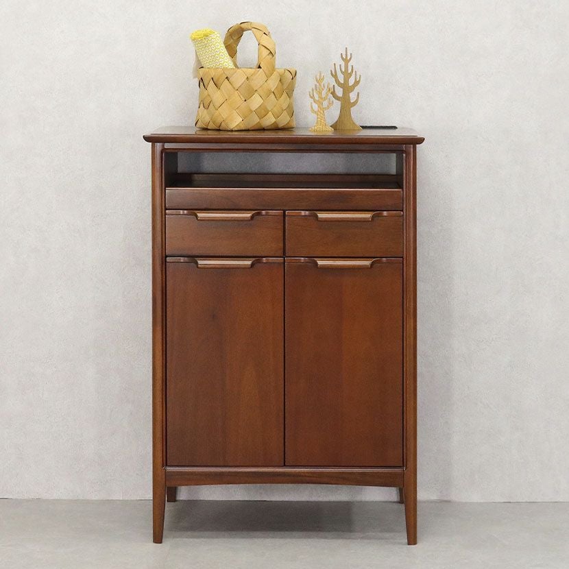 設置無料】カリモク 幅46cm マルチチェスト 日本製 木製 天然木 オーク