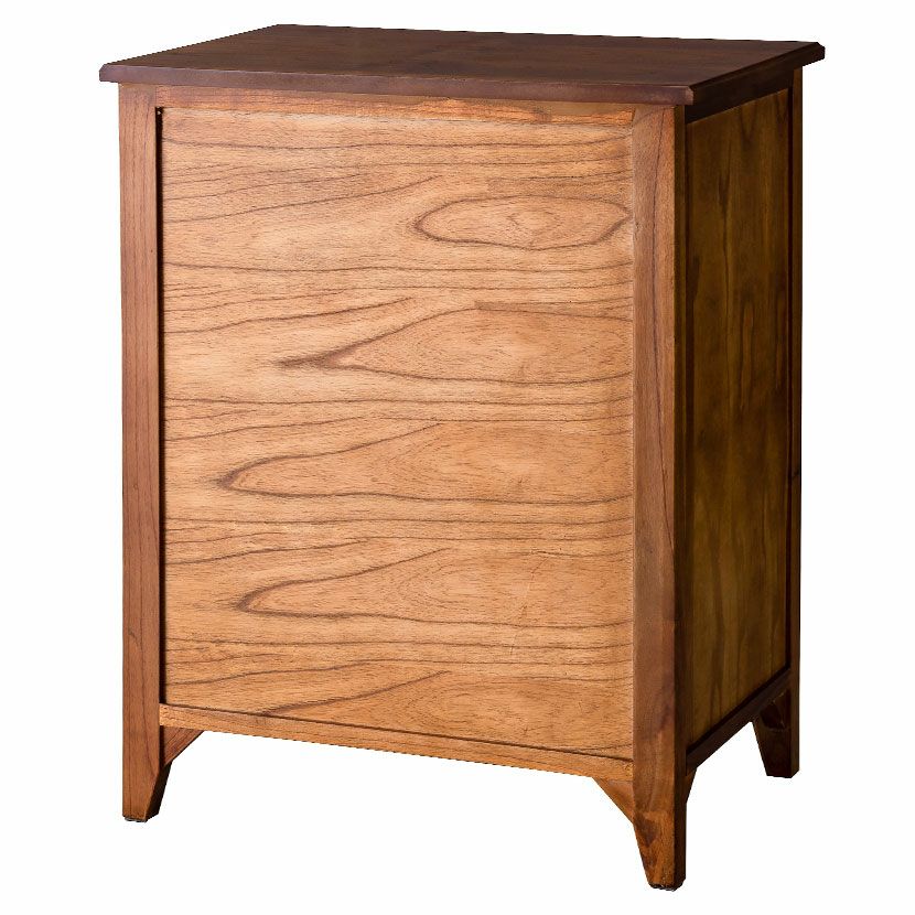 幅60cm 木製 ミニ チェスト アンティーク風 引出し付き 天然木