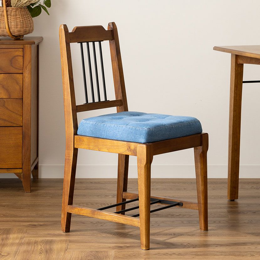 デスク 2点セット アンティーク風(幅112cm 木製 デスク×1 チェア×1