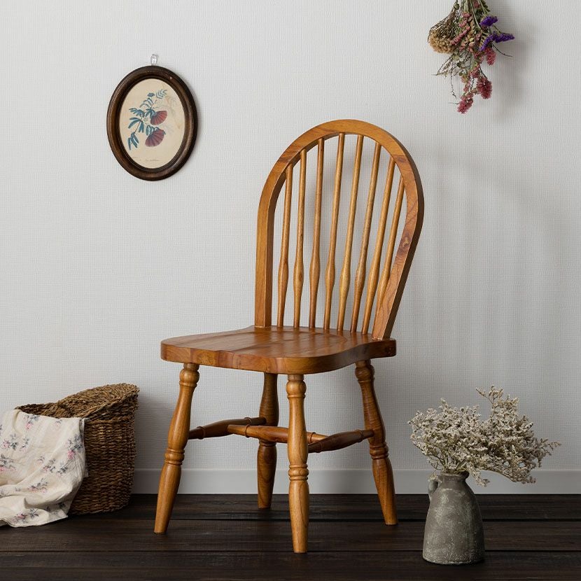 デスク 2点セット アンティーク風 (幅112cm 木製 デスク×1 チェア×1