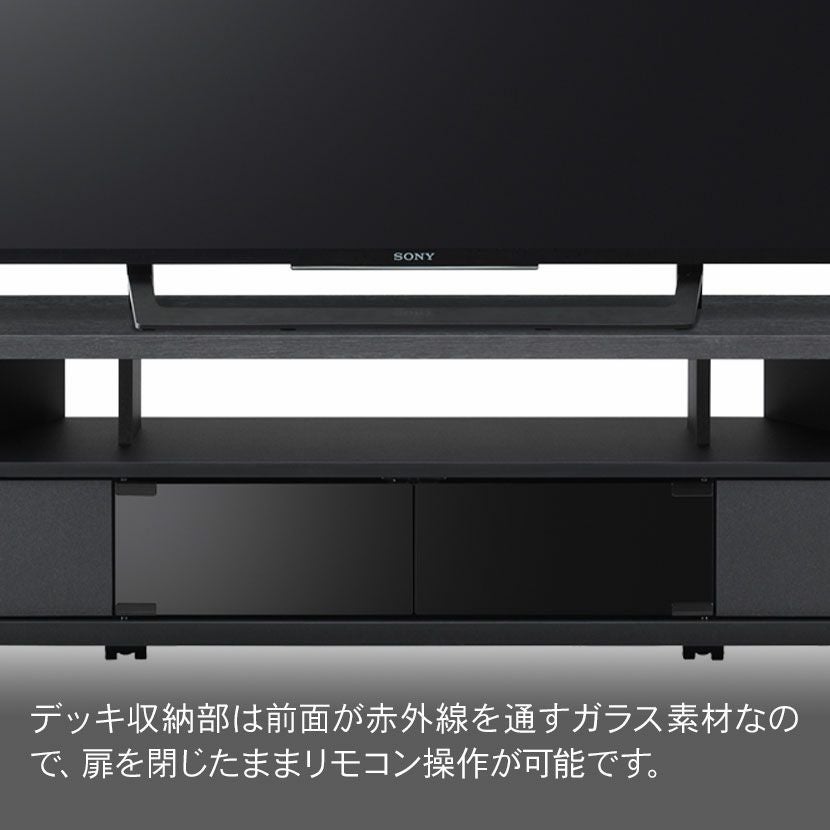 幅140cm ヌック テレビボード 薄型 コーナー キャスター付き 収納