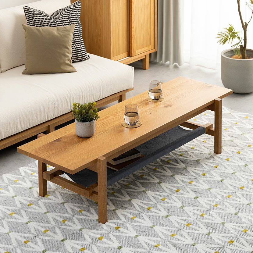 幅125cm リビングテーブル 木製 天然木 パイン材 古材 センター