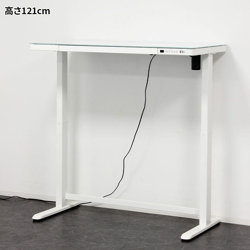 幅120cm 昇降デスク 電動式 スタンディングデスク 昇降テーブル 引出し 幅120cm 昇降デスク 電動式 スタンディングデスク 昇降テーブル 引出し