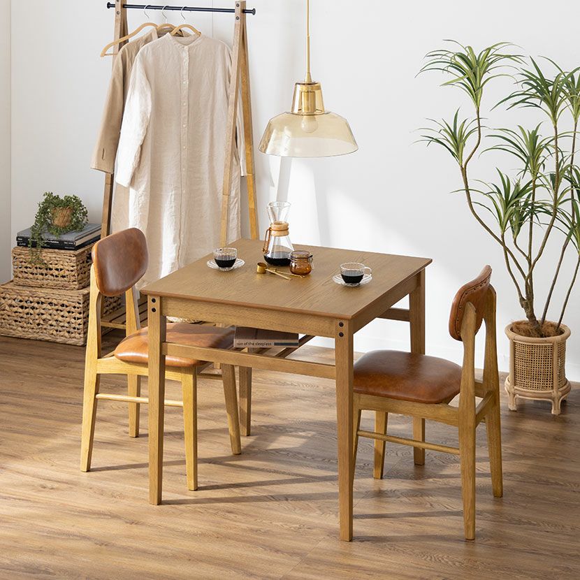 2人用 ダイニングテーブルセット 3点 ラミー RUMMY カフェ テーブル