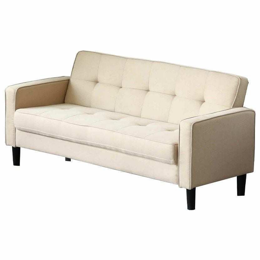 幅170cm 3人掛け ソファ ソファー 肘付き 布地 ファブリック 軽量