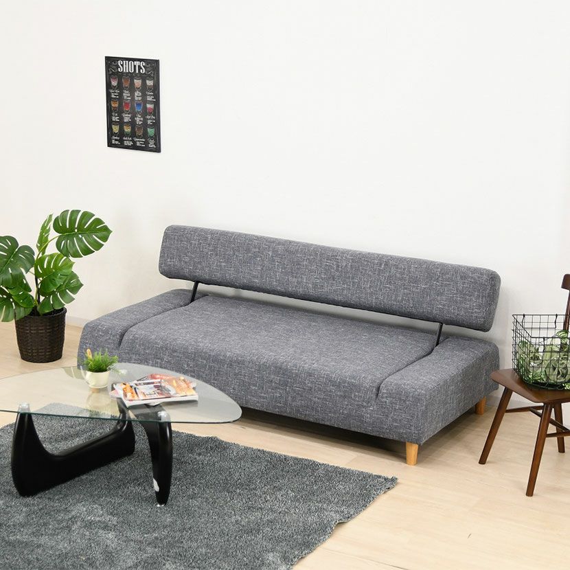 幅190cm 3人掛け ソファベッド ソファ リクライニング 折りたたみ