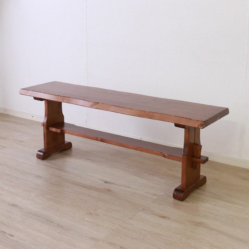 幅125cm ダイニングベンチ 板座 カントリー ナチュラル 北欧パイン材