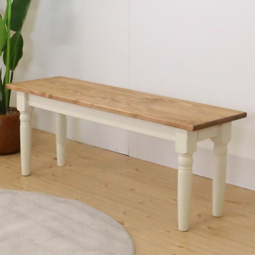 幅90cm センターテーブル フレンチカントリー 北欧パイン材 無垢 木製