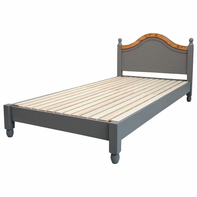 シングルサイズ ベッドフレーム フレンチカントリー 北欧パイン材 天然