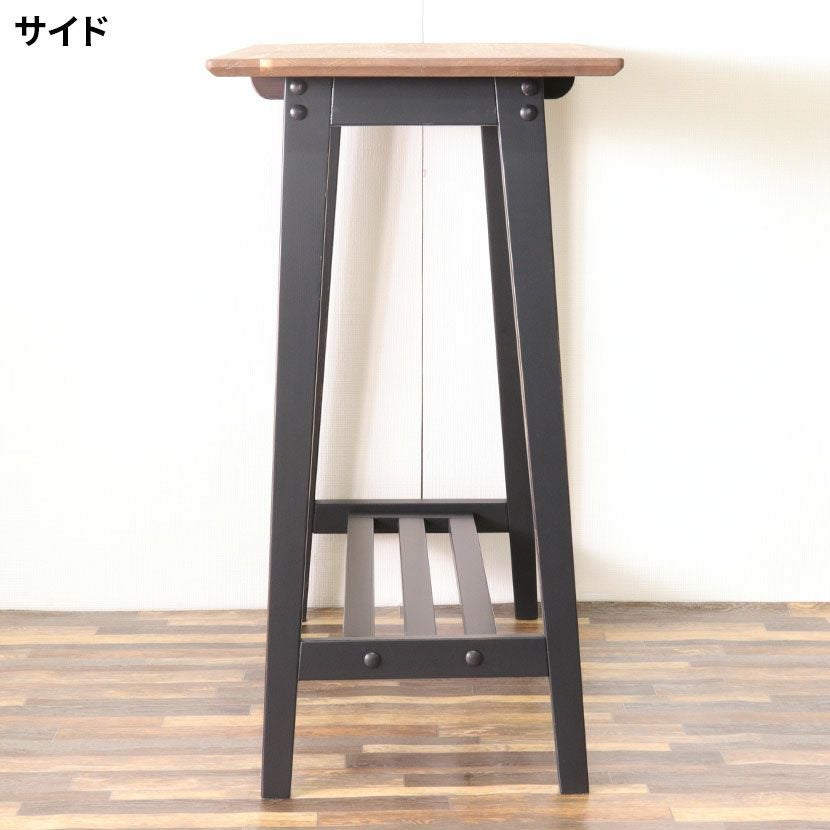 幅100cm ハイテーブル カフェ ブルックリン ナチュラル ヴィンテージ