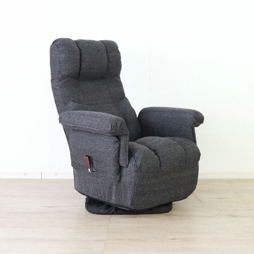 回転チェア 回転高座椅子 ミュート リクライニングチェア 無段階