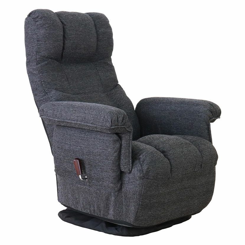 回転チェア 回転高座椅子 ミュート リクライニングチェア 無段階