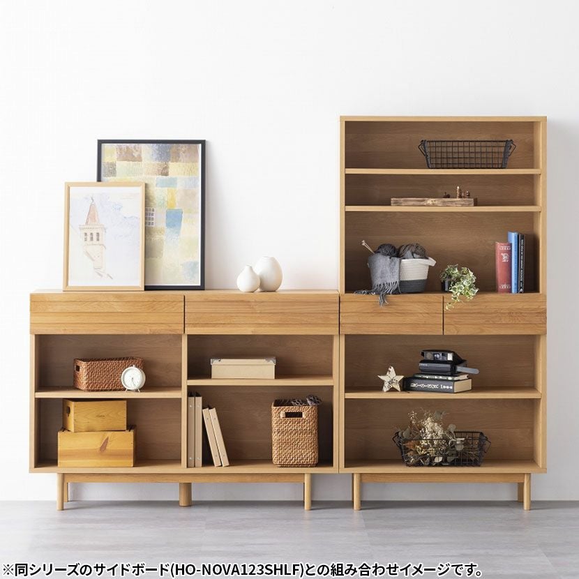 堀田木工所 アリエ アームシェルフ アルダー材 ナチュラル サイドテーブル 設置無料】堀田木工所 幅82.7cm サイドボード 木製 アルダー材 自然