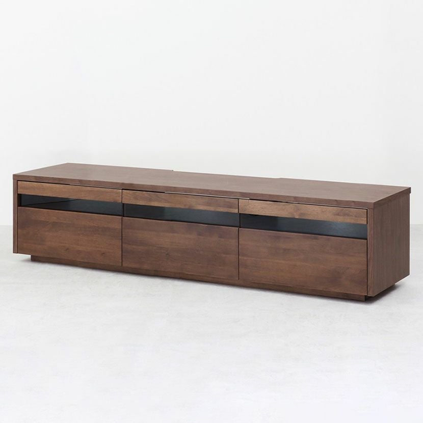 設置無料】堀田木工所 幅180.2cm テレビボード 木製 アルダー材 自然