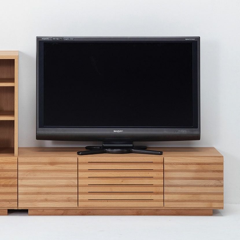堀田木工所 幅150.2cm テレビボード 木製 アルダー材 日本製 引き出し