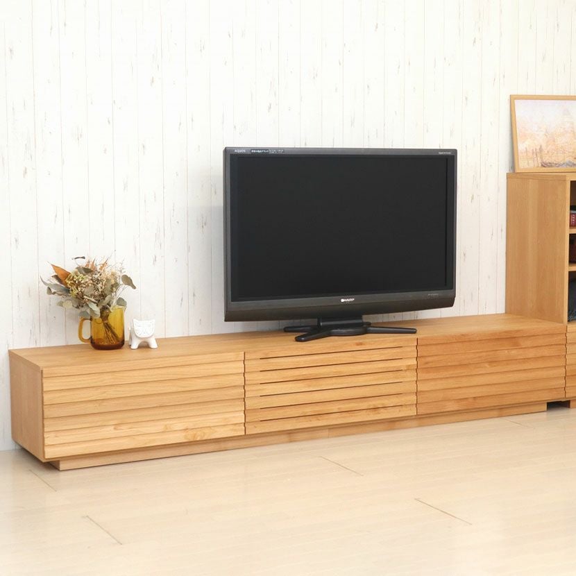 堀田木工所 幅180.2cm テレビボード 木製 アルダー材 日本製 収納