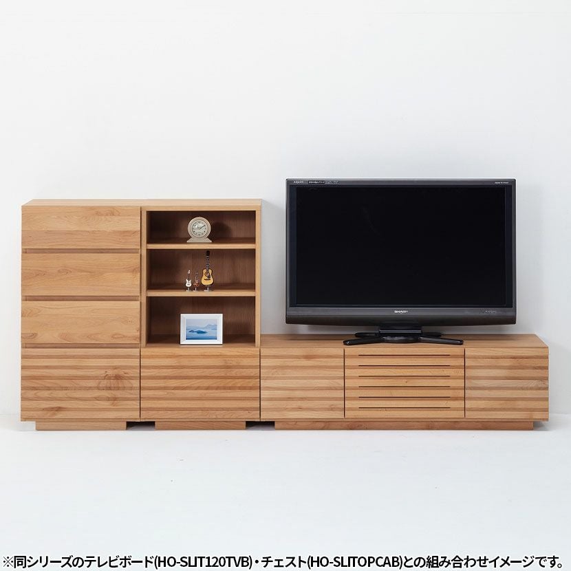 堀田木工所 幅50.2cm サイドキャビネット 木製 アルダー材 日本製