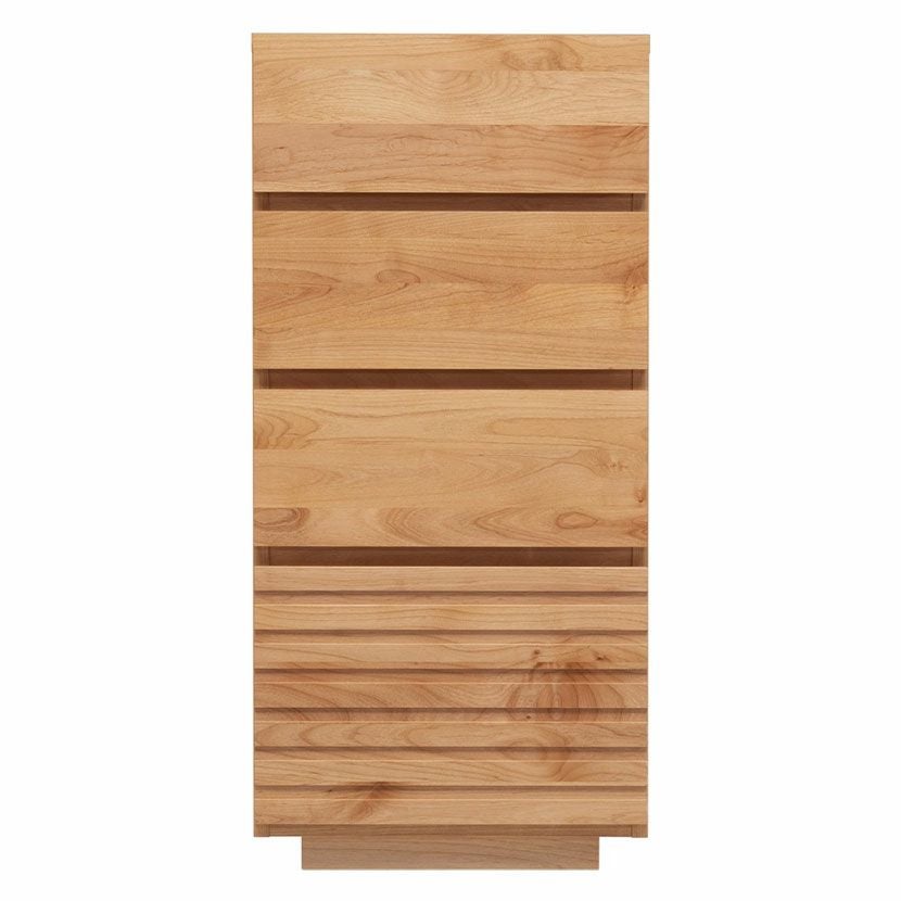 堀田木工所 幅50.2cm サイドキャビネット 木製 アルダー材 日本製