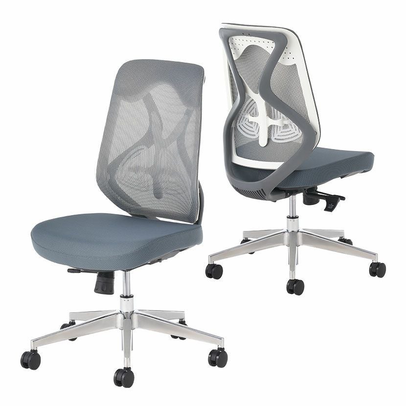 オフィスチェア YS-1 肘なし ランバーサポート 人間工学 シンクロ