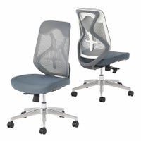 オフィスチェア YS-1 肘なし ランバーサポート 人間工学 シンクロロッキング メッシュチェア デスクチェア テレワーク椅子 白 ホワイト おしゃれ｜¥20,900の動画