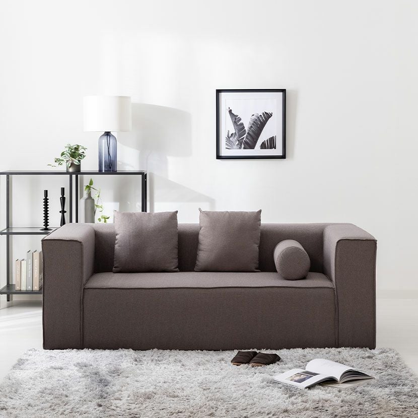 設置無料】幅186cm 3人掛け ソファ 肘掛け クッション付き ウレタン