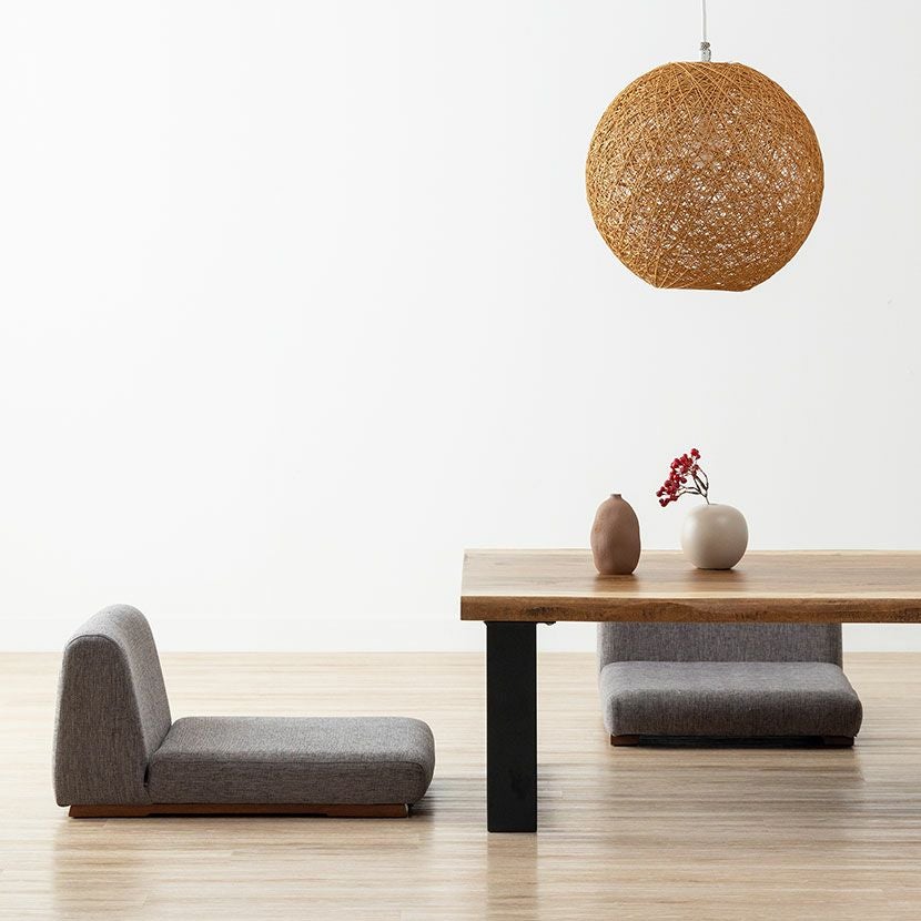 座椅子 ローバック ファブリック コンパクト 低い 椅子 いす 座卓用