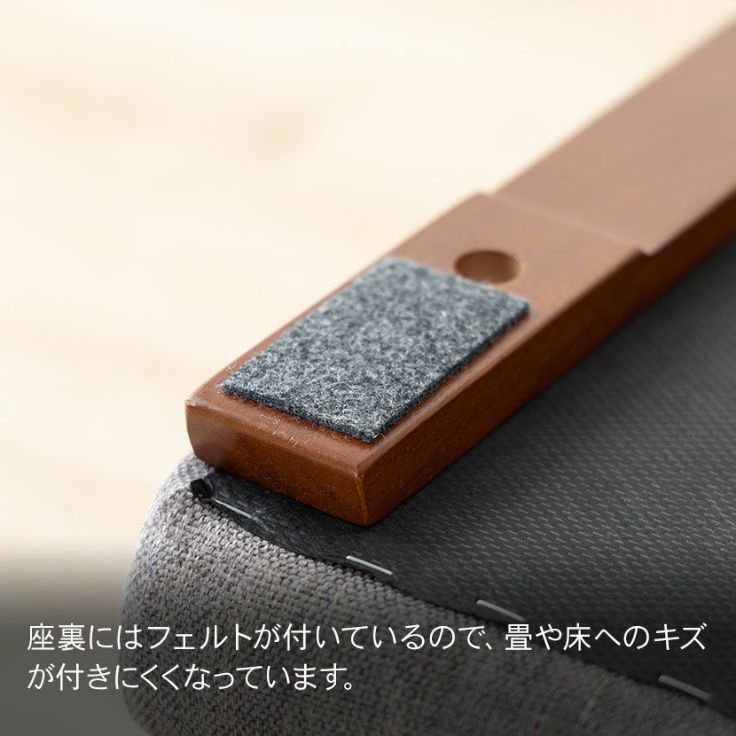 座椅子 ローバック ファブリック コンパクト 低い 椅子 いす 座卓用