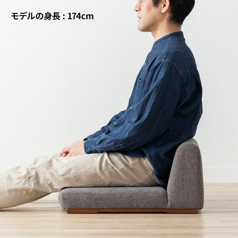 座椅子 ローバック ファブリック コンパクト 低い 椅子 いす 座卓用