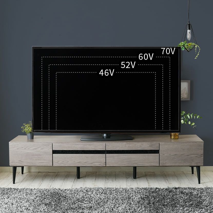 設置無料】幅180cm テレビボード 引き出し フラップ扉 収納 脚付き