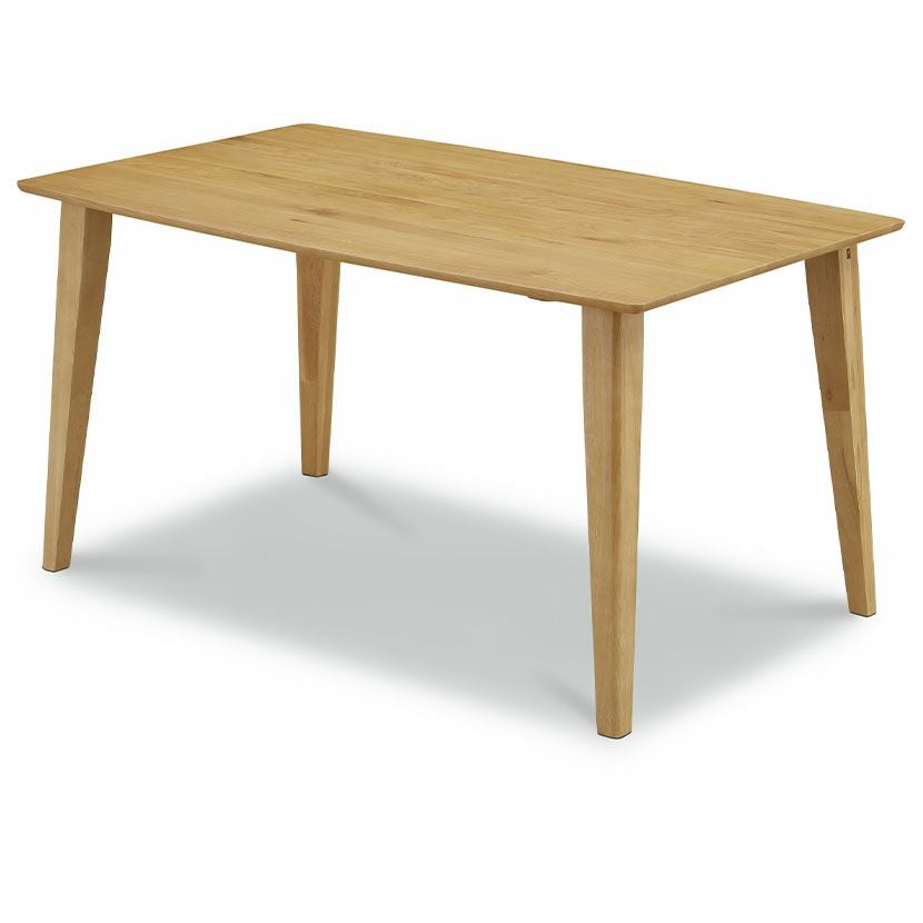 設置無料】幅150cm ダイニングテーブル 木製 ウレタン塗装 オーク材