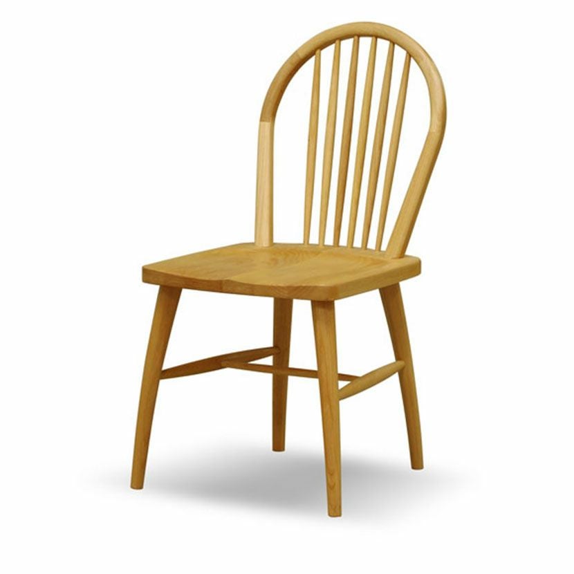 堀田木工所 ダイニングチェア 木製 アルダー材 自然塗装 板座 座ぐり