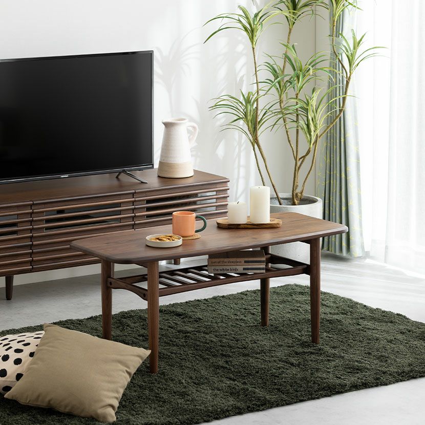 木製ブラウン長方形テーブル　ノーブランド ユアサプライムス.com｜ダイニングテーブル 幅120cm 長方形