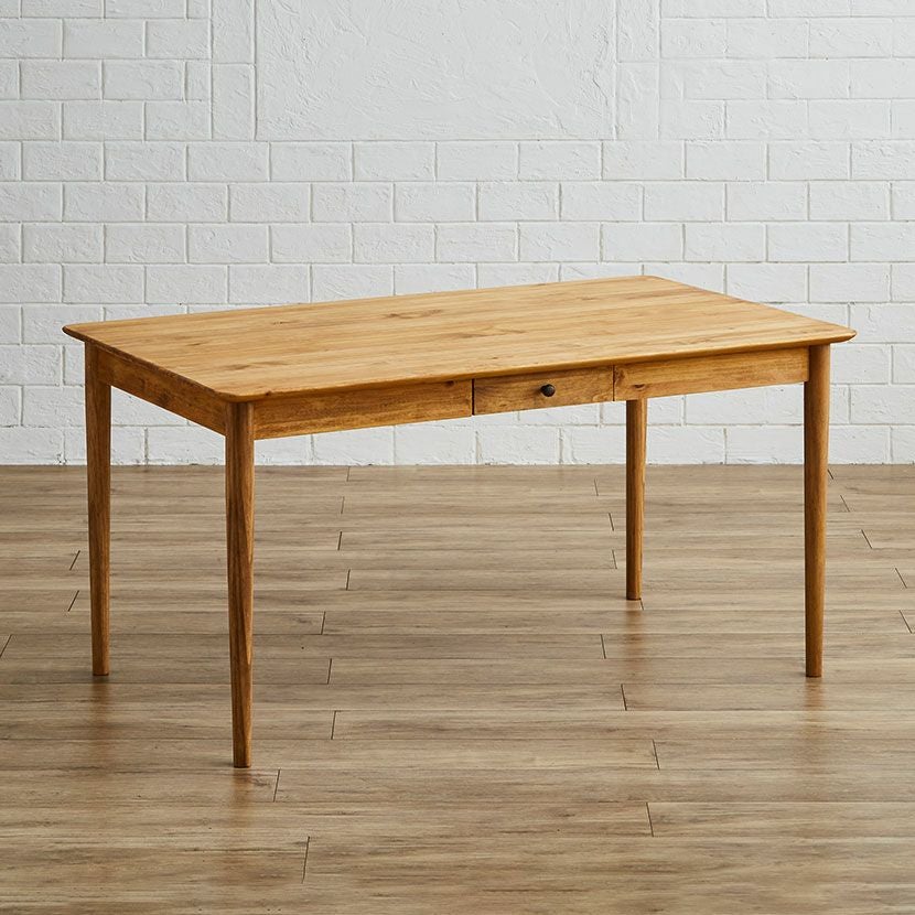 設置無料】幅180cm ダイニングテーブル アトリエ 木製 無垢材 パイン材