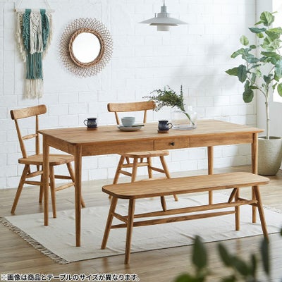 設置無料】4人用 ダイニングセット 4点 (幅160cm テーブル×1 チェア×2 