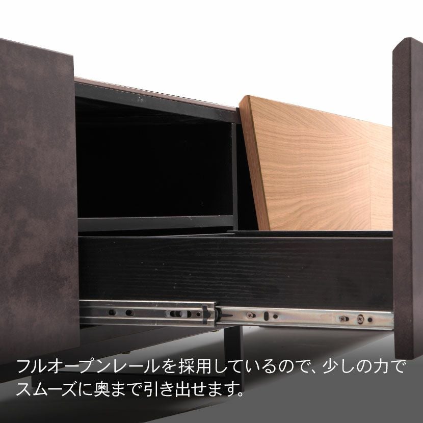設置無料】幅180cm テレビ台 70インチ対応 引き出し付き 脚付き 突板
