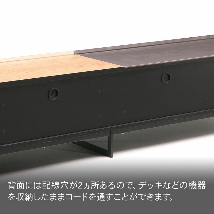 設置無料】幅180cm テレビ台 70インチ対応 引き出し付き 脚付き 突板