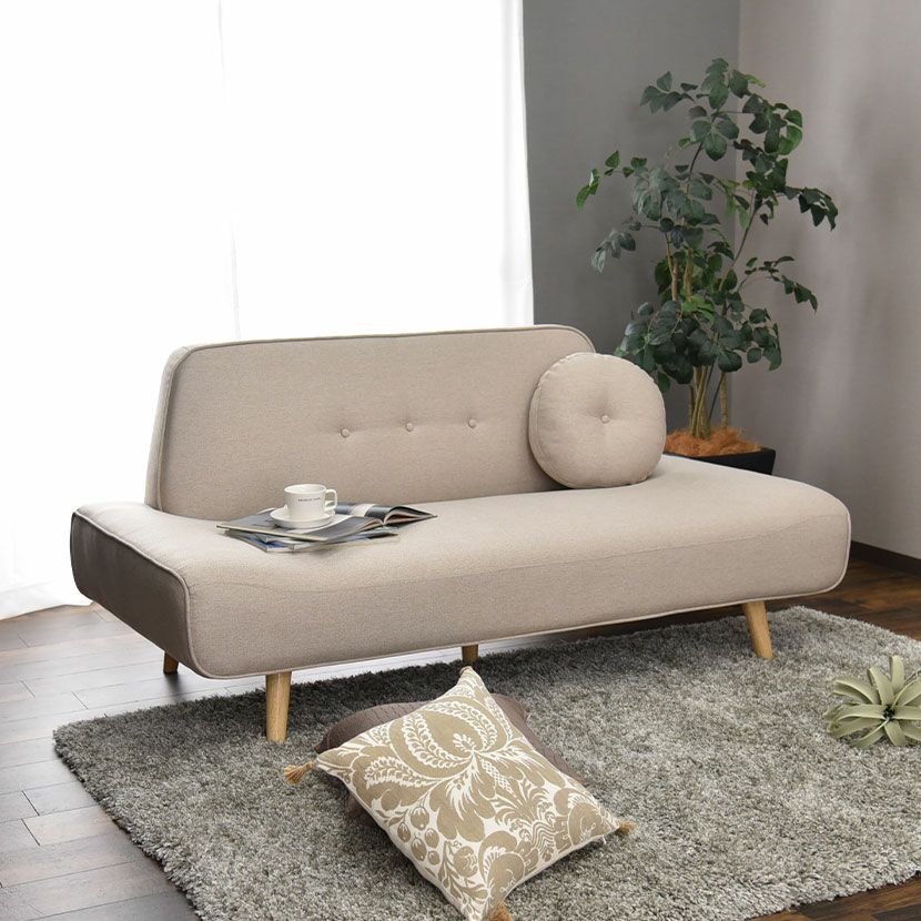 設置無料】幅165cm 2.5人掛け ソファ ファブリック 布張り クッション