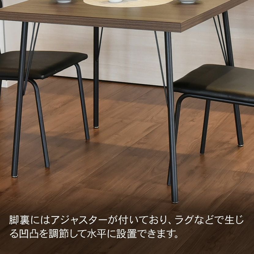 木目メラミン　カフェテーブル　2台 ダイニングセット 2人 おしゃれ 85cm 木製 メラミン テーブル