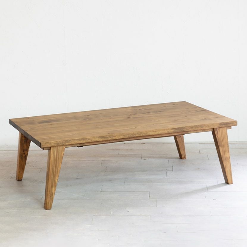 幅120cm 家具調 こたつテーブル 日本製 ラディ 長方形 カーボン