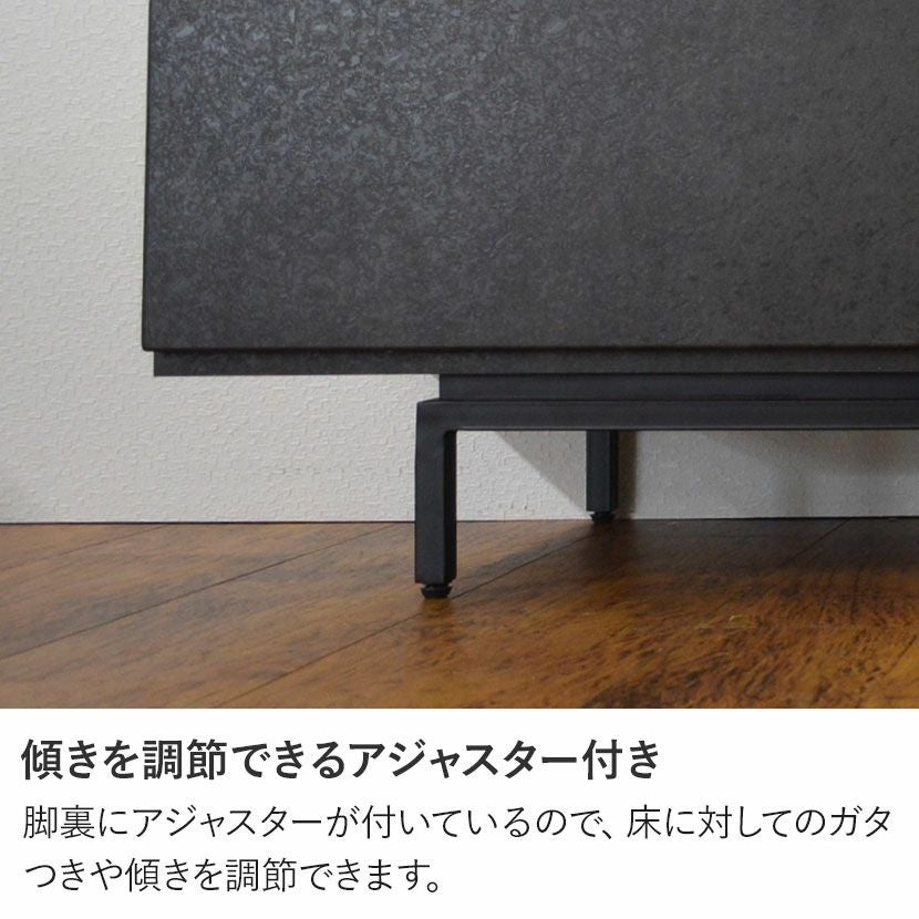 設置無料】幅150cm 大理石調 テレビ台 55インチ対応 収納 引き出し付き