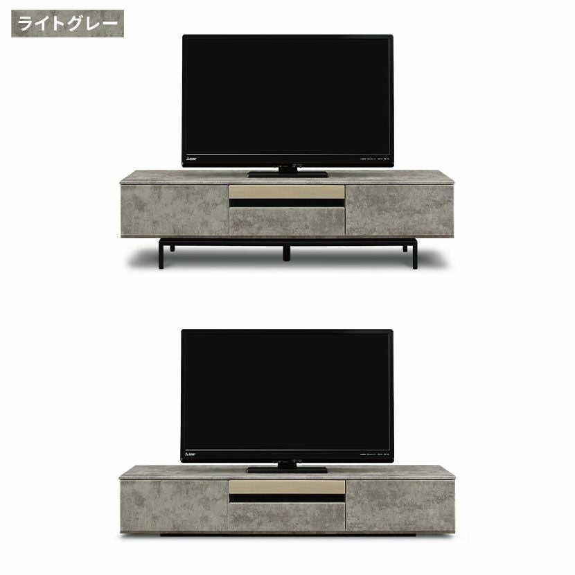 設置無料】幅150cm 大理石調 テレビ台 55インチ対応 収納 引き出し付き
