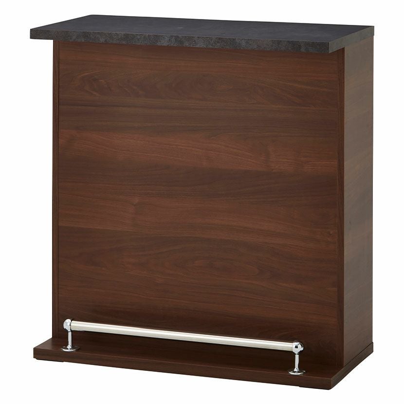 幅90cm カウンターテーブル 日本製 収納付き 自宅 バーカウンター 対面