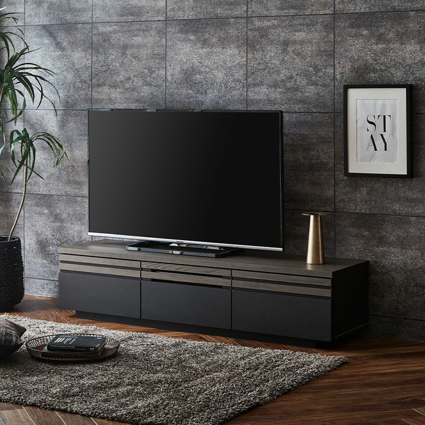 設置無料】幅150cm ロータイプ テレビ台 日本製 55インチ対応 収納