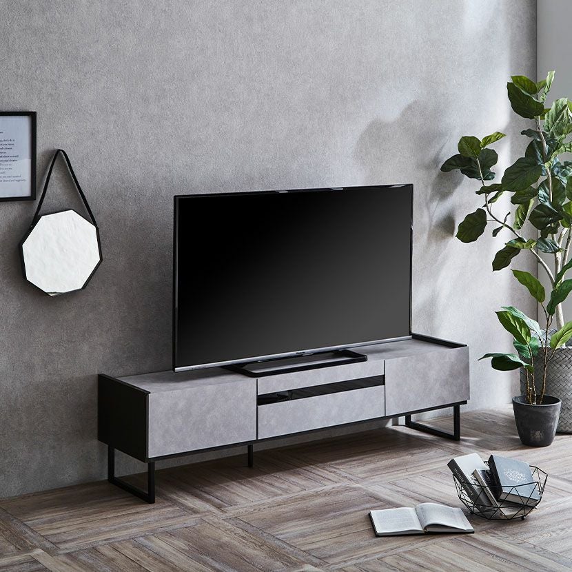 設置無料】幅149cm テレビ台 日本製 55インチ対応 収納付き フラップ扉