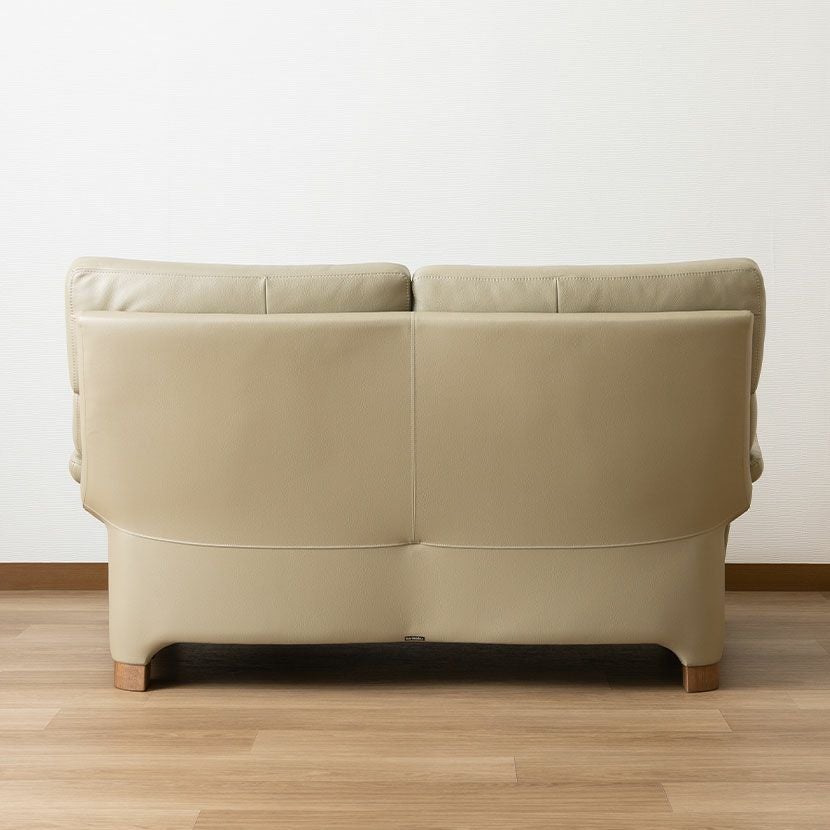 設置無料】カリモク 幅168cm 2人掛け ソファ ハイバック 日本製 本革